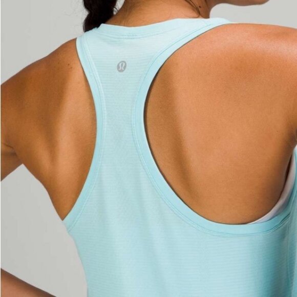 Lululemon Swiftly Tech Racerback Tank Top 2.0 Stretch 2022 Race Run Light Blue - Picture 6 of 11